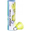 Bedmintonové košíky Yonex Mavis 2000 Yellow (6 Pack) modrý prúžok (do 11-21°C)
