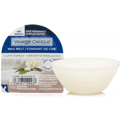 Yankee Candle vonný vosk do aromalampy Fluffy Towels 22g