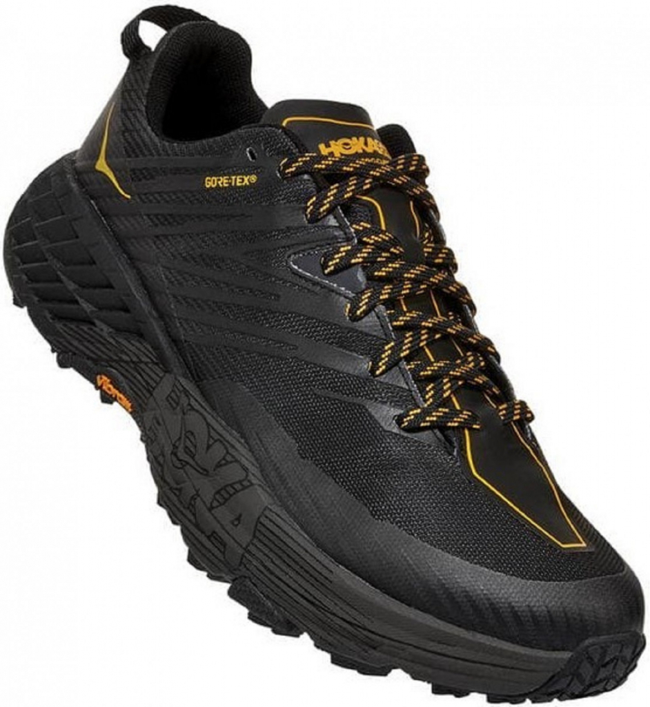 Hoka One One Speedgoat 4 Gtx Pánske bežecké topánky čierna žltá