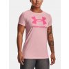 Under Armour Dámske tričko UA SPORTSTYLE LOGO SS Ružová XS