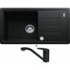 Franke BSG 611-78/39 onyx s excentrom + Franke FC 9541.071 NOVARA PLUS onyx