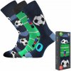Fuski Boma Bavlnené ponožky s motívom 3 páry Futbal