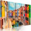 5-dielny obraz farebné Benátky