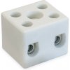 KSP 2/6 - Keramická svorkovnica, Al/Cu, 2x 2x6mm², 450V, 57A, 350°C