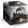 Sablio Taburet Parná lokomotíva: 40x40x40 cm
