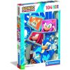 Clementoni - Puzzle Ježko Sonic 104 - 100 dielov