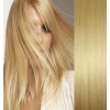 Clip in vlasy 43cm 100% ľudské - REMY 70g - svetlejšia blond