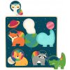 Vilac vkladacie puzzle Zvierací astronauti