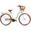 Retro bicykel GOETZE STYLE pistáciovo-hnedý