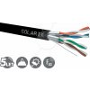 Inštalačný kábel Solarix STP, Cat6A, vodič, PE, cievka 500 m SXKD-6A-STP-PE