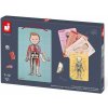 Stavebnica JANOD Magnetická skladačka Ľudské telo Bodymagnet (J05491)