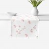 Goldea behúň na stôl 100% bavlnené plátno - kvitnúce sakury 20x140 cm