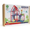 Merkúr 48001 - Domček pre bábiky, 34 x 39 x 25 cm, 354 dielikov
