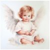 Obraz na dreve: Anjel (17 x 17) - K6