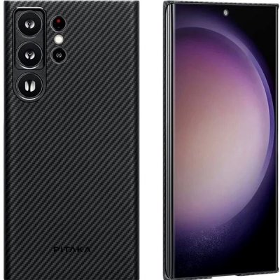 Púzdro Pitaka MagEZ 3 Case Samsung Galaxy S23 Ultra čierne/sivé