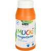 Prstová farba MUCKI 750 ml oranžová