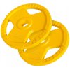 Gorilla Sports Záťažový kotúč, pogumovaný, 2 x 15 kg