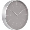 Dizajnové nástenné hodiny 5682GY Karlsson 28cm (8714302623684)