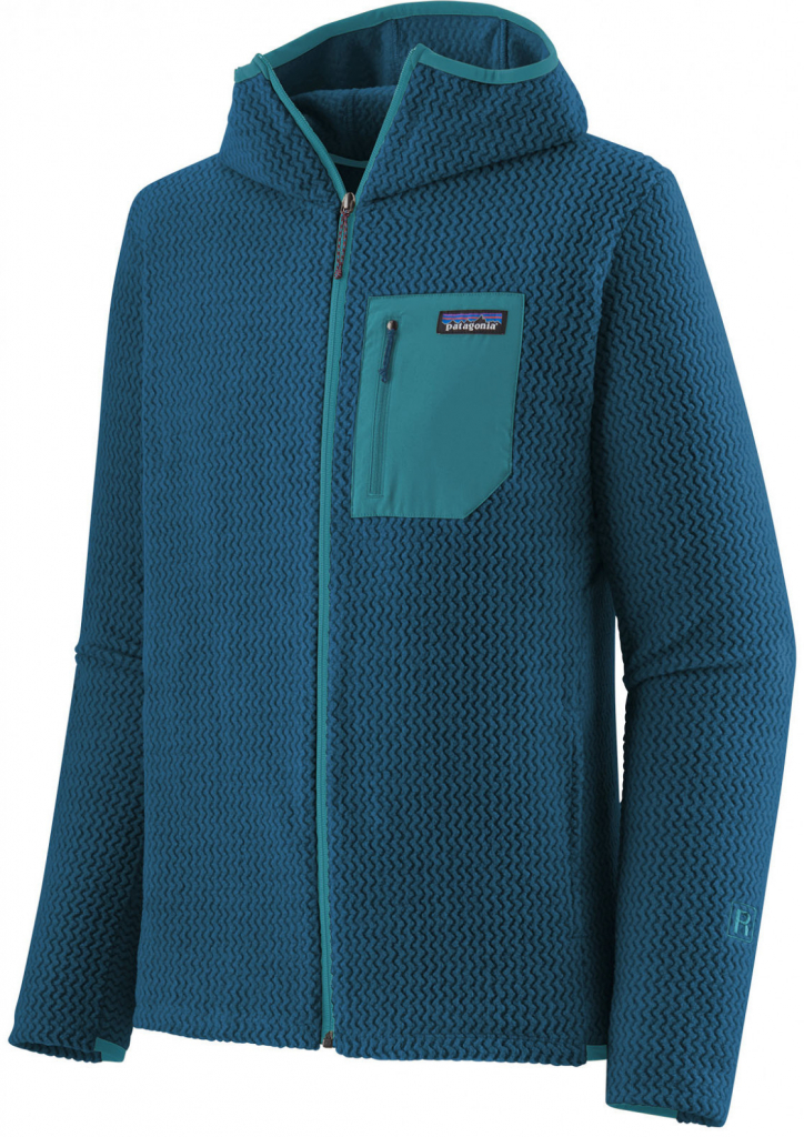 Pentagonia R1 Air Full-Zip Hoody mikina lagom blue