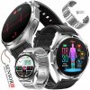 SMARTWATCH PÁNSKY AMOLED ROZHOVOR EKG MERANIE CUKRU TLAK TEPLOTA PL