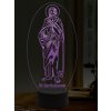 Beling 3D lampa, Svätý Bartolomej, 16 farebná,AA9