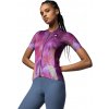 ALÉ Cycling Clothing Alé PR-E Jardin SS W, Violetta Veľkosť: L Cyklo dres inšpirovaný prírodnými motívmi