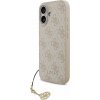 Guess 4G Charm Zadný Kryt pre iPhone 17 Tone on Tone Pink
