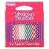 Culpitt Sviečky špirály farebné 6 35 cm