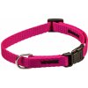 HUHUBAMBOO obojok JEDNOFAREBNÝ popruhový 1x20-35 cm, fuchsia