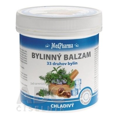 MedPharma BYLINNÝ BALZAM chladivý extrak z 33 druhov bylín, 250 ml