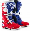 ALPINESTARS topánky TECH 10 limitovaná edícia FORTITUDE, ALPINESTARS (bílá/modrá/červená) - 455