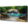 Foto obraz na plátne Vodopád v lese 100x50 cm