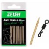 Zfish Sada Prevlekov Anti Tangle Sleeves + Obratlík QC veľ 8 10 ks 40 mm