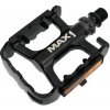 MAX1 Race ložiskové pedále hliníkové čierne