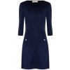 Rinascimento Krátke šaty CFM0011960003 Námornícka modrá
