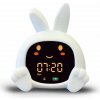 ZAZU Králiček Sarah – tréningový budík s nočným svetlom a melódiami 8720955750868