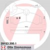 Sada brzdových platničiek kotúčovej brzdy ZIMMERMANN 29153.200.1
