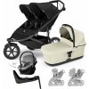 THULE Kočík 4v1 Urban Glide 3 Double Black s autosedačkou Maple Light Grey, základňou a adaptérmi 2025