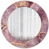 Mramor s pridaním zlata Mramor s pridaním zlata Okrúhle zrkadlo s motívom lsdo-00083