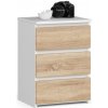 Signal Komoda CL3/40 - biela/dub sonoma