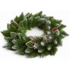 Vianočný veniec na dvere miešané ihličie 50cm - od 5kusov AKCIA (Vianočný veniec na dvere miešané ihličie 50cm)
