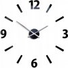Nástenný hodinový strojček ModernClock sivý 75 cm