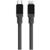 Tactical KP31177 Fat Man USB-C/Lightning, 1m, sivý
