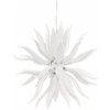 Luxusný sklenený luster LEAVES SP12 v bielej farbe | Ideal Lux