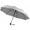 Skladací dáždnik RPET , Black Farba: light grey