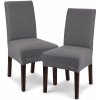 4Home Multielastický poťah na stoličku Comfort sivá, 40 - 50 cm, sada 2 ks