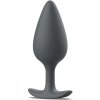 B Swish Bfilled Basic Plus Prostate Plug Slate