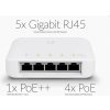 Ubiquiti UniFi switch USW-Flex 5x1000Mbps PoE/PoE+ indoor/outdoor (60W) (Ubiquiti UniFi switch USW-Flex 5x1000Mbps PoE/PoE+ indoor/outdoor (60W))