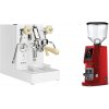 Lelit Mara PL62X V2, white + Eureka Atom W 75, ferrari red