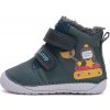 Detské chlapčenské zimné BAREFOOT topánky D.D.step royal blue W070-42154 20
